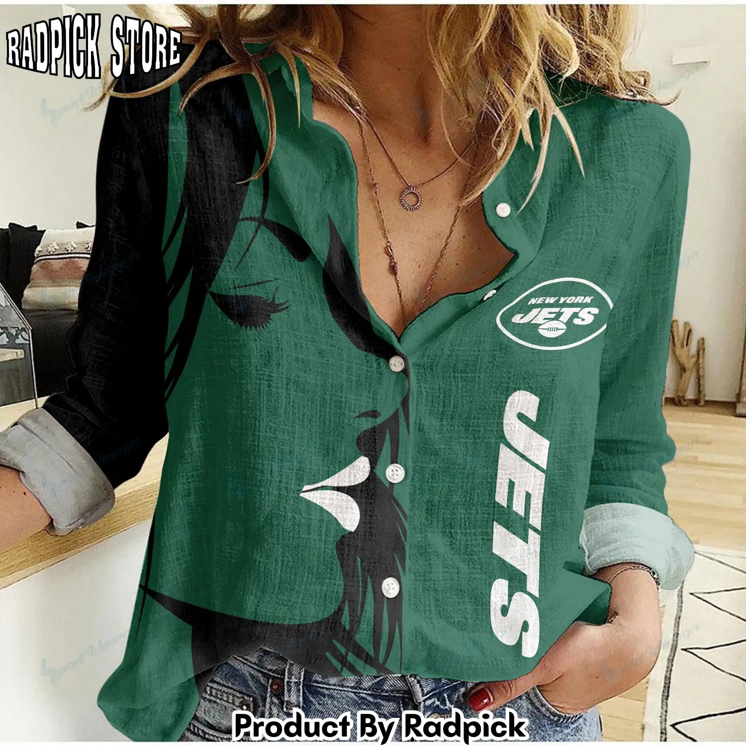 Radpick new york jets woman shirt rp662491